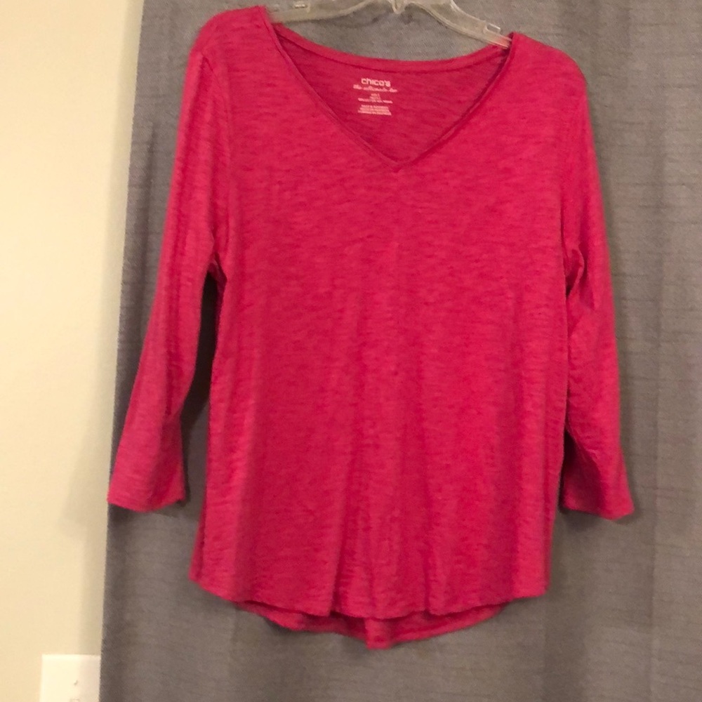 Ultimate tee with 3/4 length sleeves